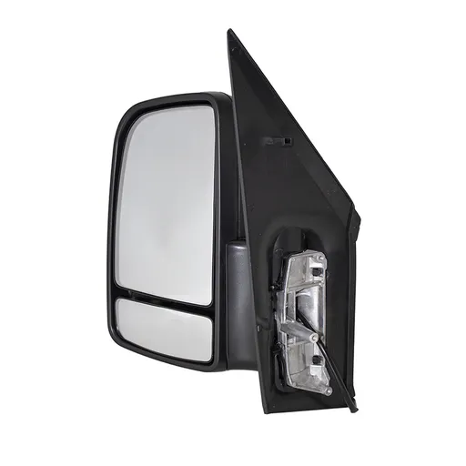 Mercedes/VW Mirror Twin lens LHD Drivers Side Short Arm  Elec HTD 24V R 1200/450