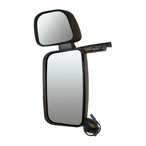 Scania 4 P/R/T Twin Mirror LHD Drivers Side Short Arm  Elec HTD 24V R 1200/300