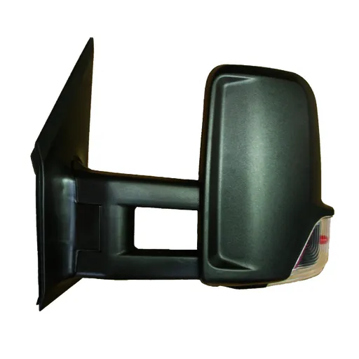 Mercedes/VW Sprinter 2/LT/Crafter Twin Mirror LHD Drivers Side Long Arm  Elec HTD 12V R 1200/450