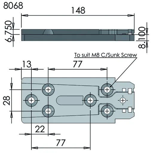 Mirror Arm Mounting Bracket RHD/LHD Both Sides 28mm Ø  Man NonHTD